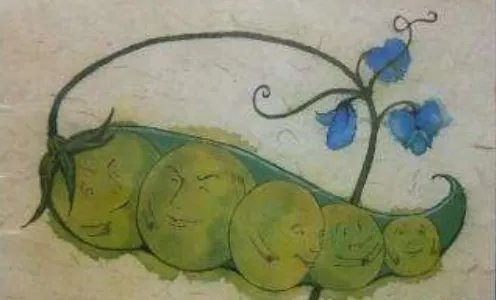 一个豆荚里的五粒豆思维导图怎么画