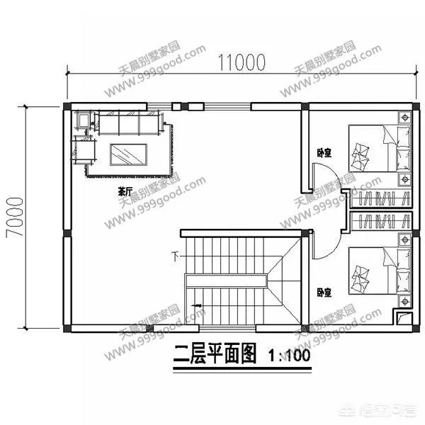 在农村盖占地90平米，二层小楼该怎么设计？
