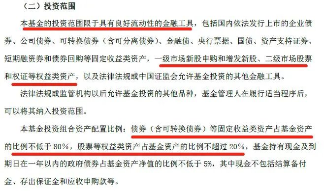 一级债基基金是什么意思