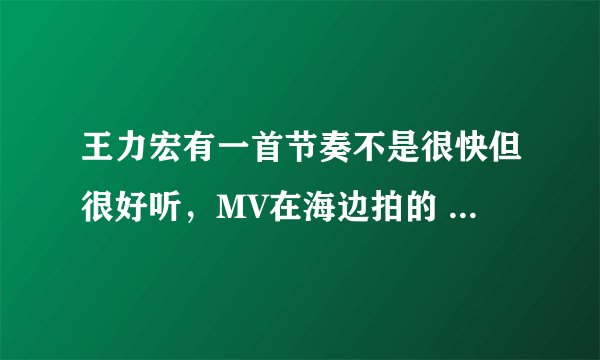 王力宏有一首节奏不是很快但很好听，MV在海边拍的 叫什么名字啊