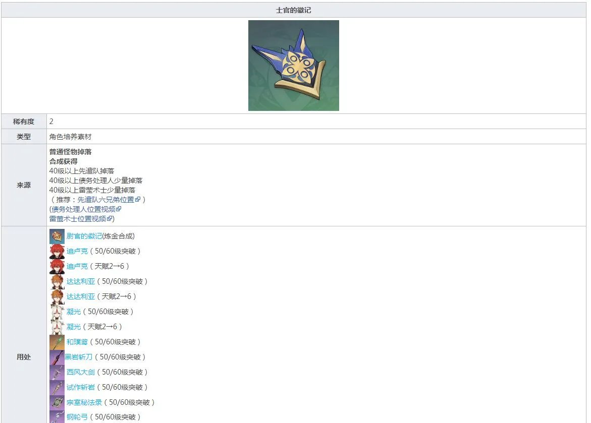 原神士官的徽记哪里刷