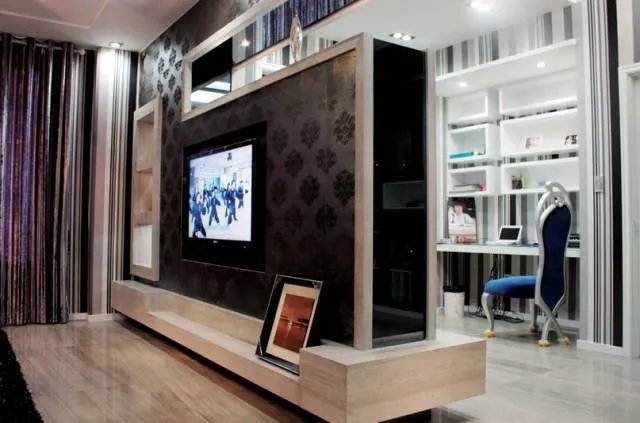 20多款电视墙隔断巧设计 漂亮又实用