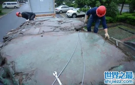 世界上最大的自然铜，重达26吨(形成于十亿年前) 