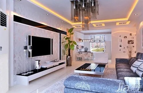 电视墙壁纸装修效果图鉴赏