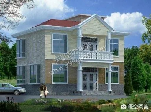 在农村盖占地90平米，二层小楼该怎么设计？