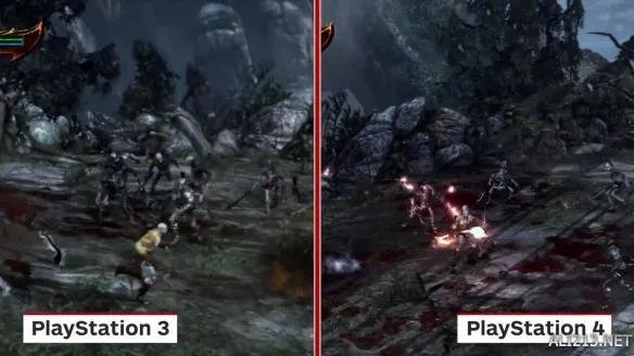 差别好巨大啊！《战神3重制版》PS3/PS4画面对比