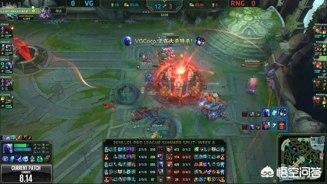《英雄联盟》VG对阵RNG，VG大优势领先竟打了50分钟，对此你怎么看？