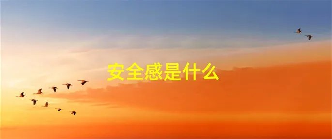安全感是什么