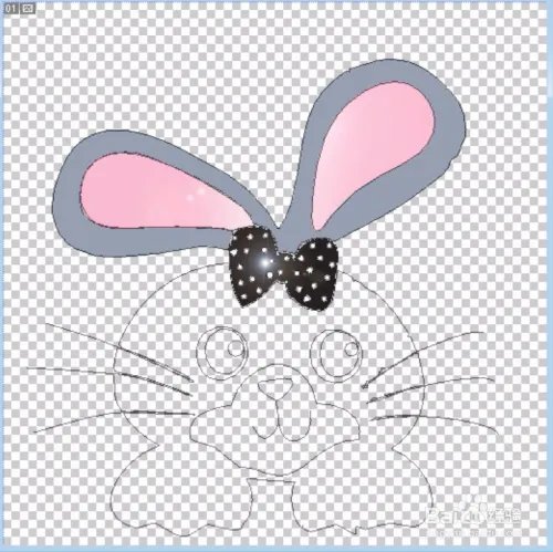 可爱兔子卡通图片设计