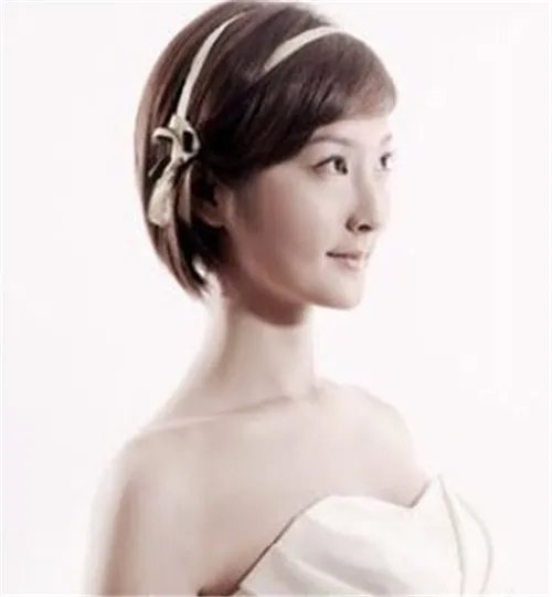 新娘发型短发图片欣赏 短发新娘适合什么造型