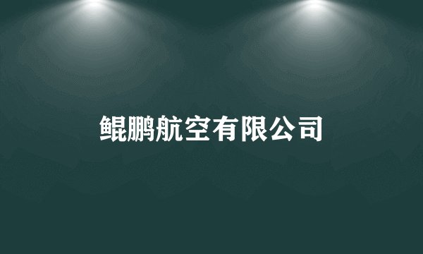 鲲鹏航空有限公司