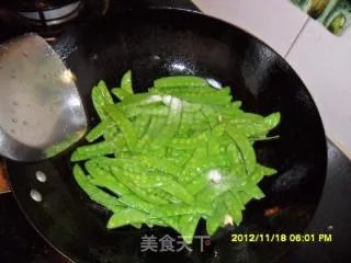 清炒扁青豆角