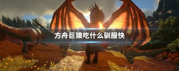 方舟巨猿吃什么驯服快