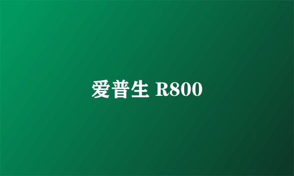 爱普生 R800