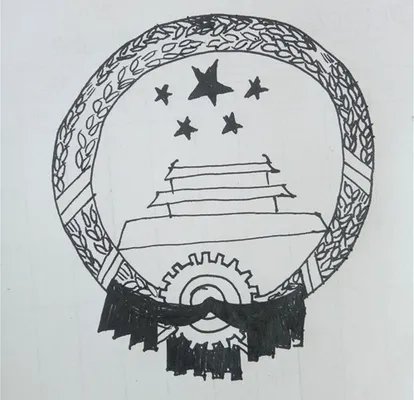 国徽简笔画