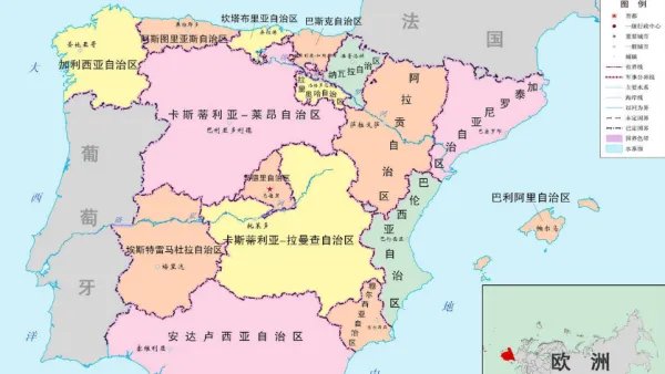 西班牙面积和人口