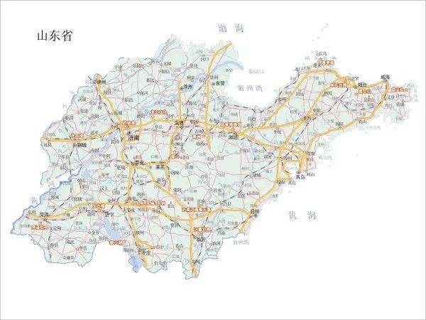 山东省地图高清版详细