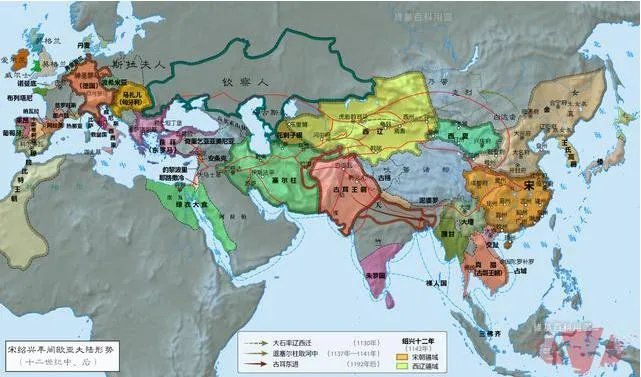 宋朝地图：南宋疆域变化地图（图）
