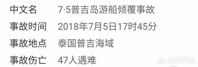 泰国普吉岛沉船事故，最后到底是什么说法？