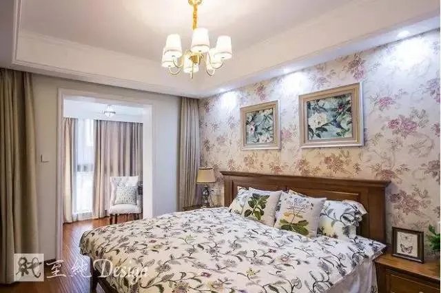 《沫蓝》105平美式by设计师：石头