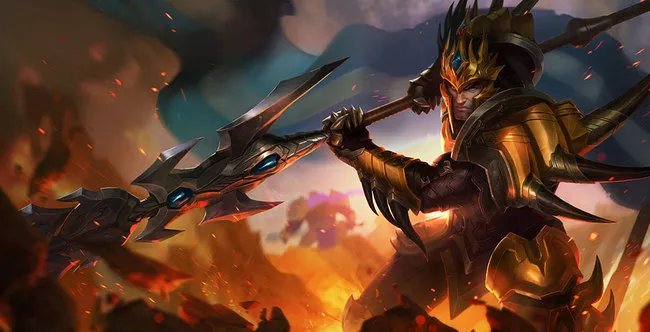 lol皇子吕布皮肤开大说的什么？