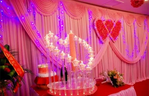 浪漫婚礼现场布置图片大全  如何布置浪漫婚礼现场