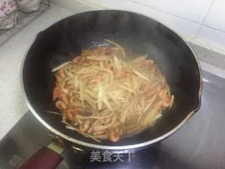 茭白炒虾