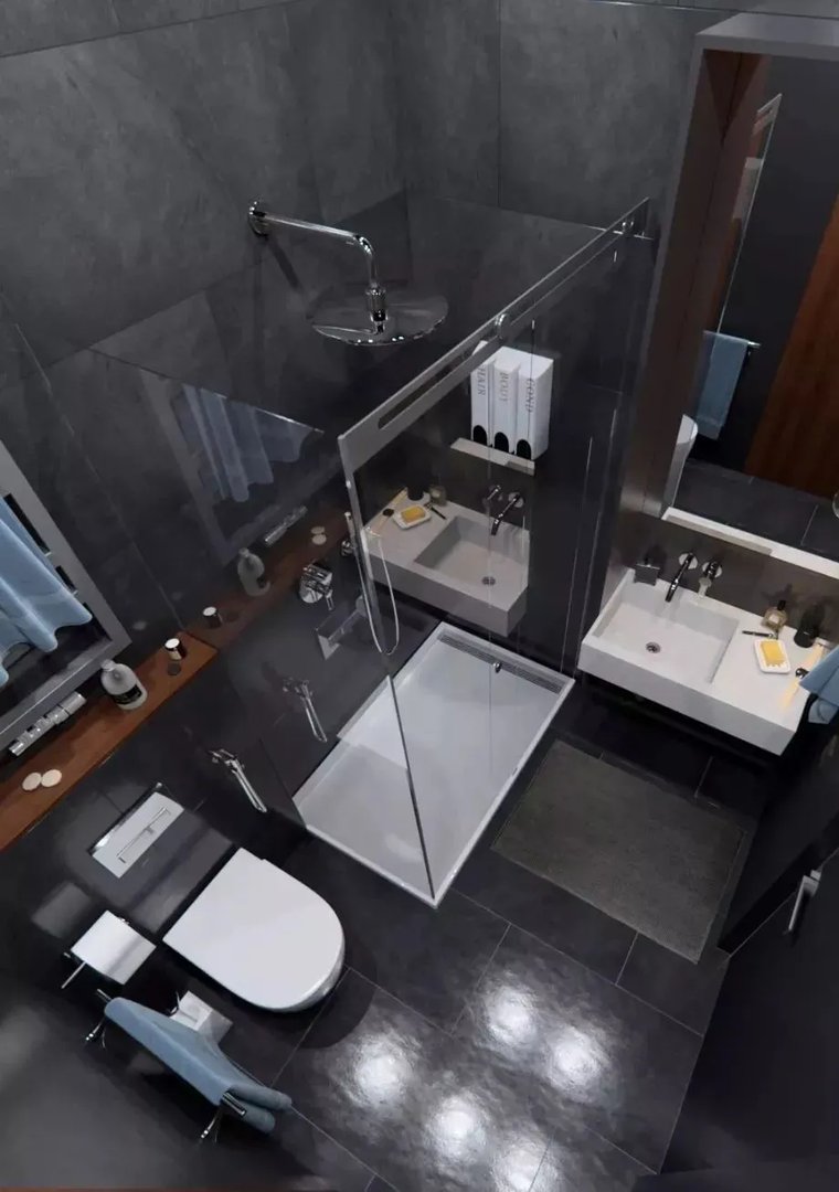 3种卫生间玻璃隔断，看看你家适合哪个！