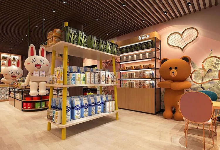 合肥零食店装修要点，网红零食店这样设计精致又实用，顾客源源不断