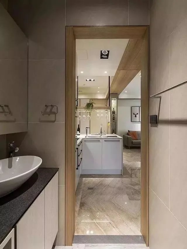 60㎡现代简约风格装修效果图，素雅的色调超喜欢！