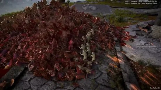 《史诗战争模拟器2》新演示 同屏1000万人浴血奋战