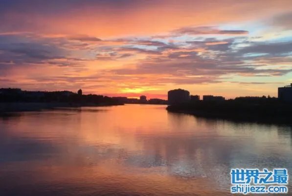 世界最长的十条内流河，伏尔加河排名世界第一 