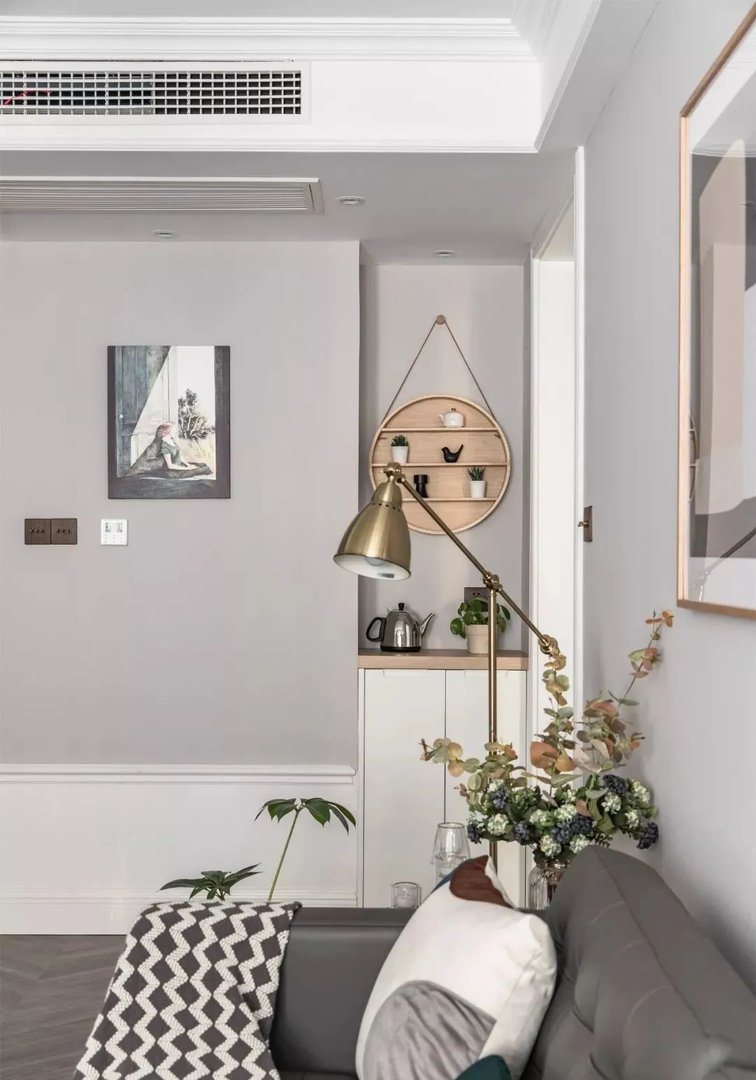 大冶东风人家120㎡简约风格装修效果图，浅灰色调自然系简约风，超唯美！