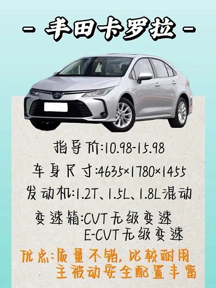 有哪些适合家用且性价比高的车？