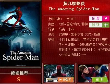 超凡蜘蛛侠什么时候上映