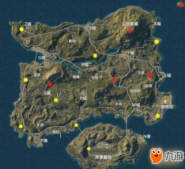 《绝地求生刺激战场》圣诞树哪里最多 全6棵圣诞树坐标位置