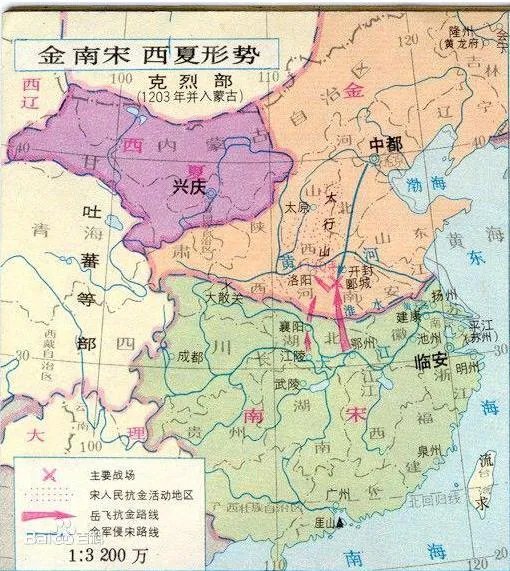 宋朝地图：南宋疆域变化地图（图）