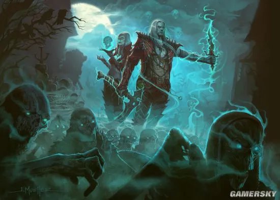 《暗黑破坏神3》神秘艺术图泄露 新职业死灵法师或将公布
