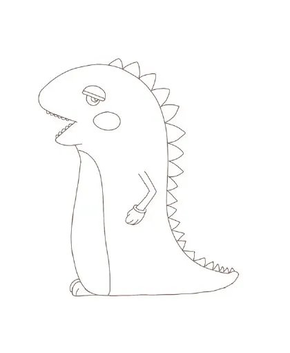 怎么画恐龙世界