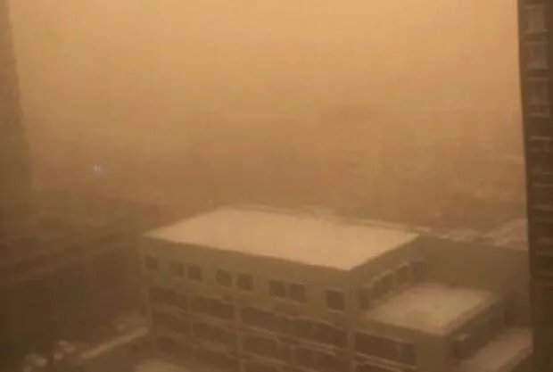 沙尘暴图片高清 2021北方沙尘暴来袭最新图集