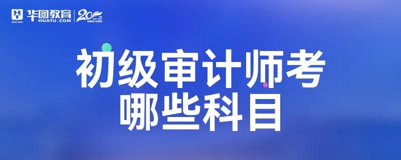 初级审计师考哪些科目