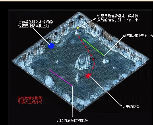 千年极乐洞走法地图