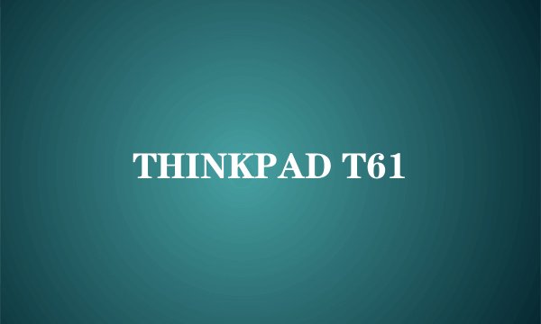 THINKPAD T61