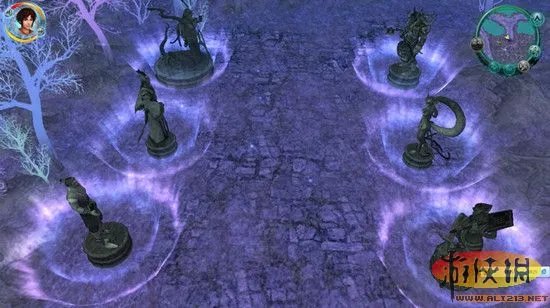 《仙剑奇侠传5》幻木小径雕像机关开启方法