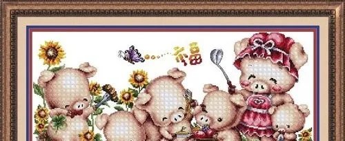 十字锈绣法，绣十字绣的好处