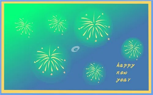 2021小学元旦节手抄报三年级简单漂亮