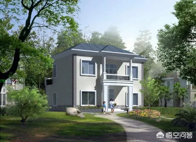 在农村盖占地90平米，二层小楼该怎么设计？