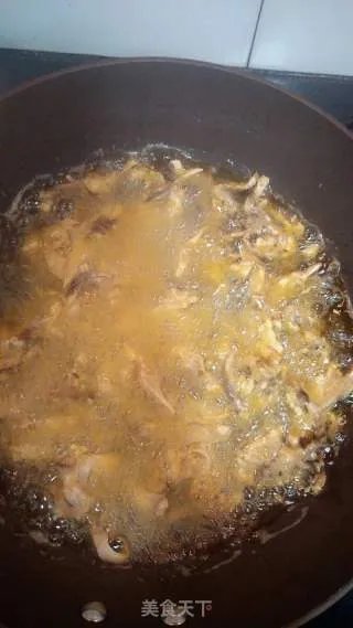 油炸鲜蘑
