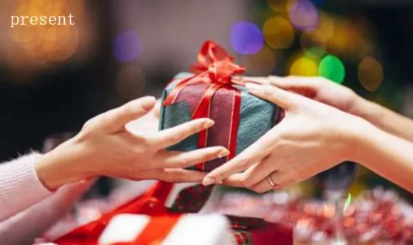 礼物的英语怎么读