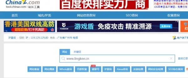 请问站长工具在哪里查询